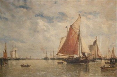 Lot 85 - Paul Jean Clays Belgian, 1819-1900 INTERIEUR...