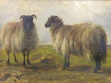 Lot 77 - Rosa Bonheur French, 1822-1899 TWO SHEEP IN A...
