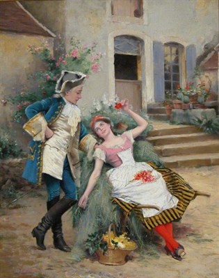 Lot 119 - Leon Delachaux Swiss, 1850-1919 THE FLOWER...
