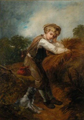 Lot 95 - English School Circa 1790 A YOUNG RUSTIC WITH...