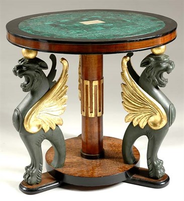 Lot 2183 - Baltic Neoclassical Style Verdigris, Gilt-Wood,...
