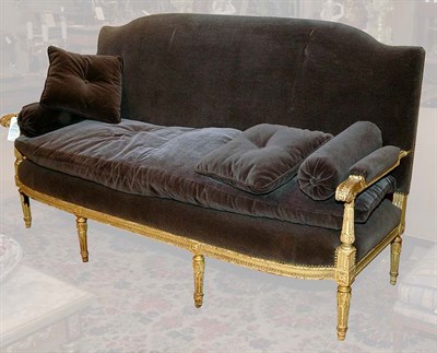 Lot 2387 - Louis XVI Style Parcel Gilt and Gray Painted...