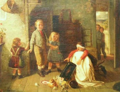 Lot 2011 - Continental School 19th Century BLIND MAN'S...