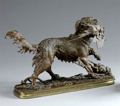 Lot 2127 - Bronze Animalier Figure After a model by F....