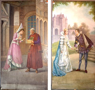 Lot 2559 - Pair of French Renaissance and Gothic Style...