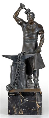 Lot 2288 - Patinated-Bronze Sculpture After a model by...