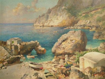 Lot 2083 - Felice Giordano Italian, 1880-1964 CAPRI...
