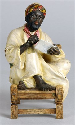 Lot 2513 - Austrian Cold Painted Bronze Figure After a...