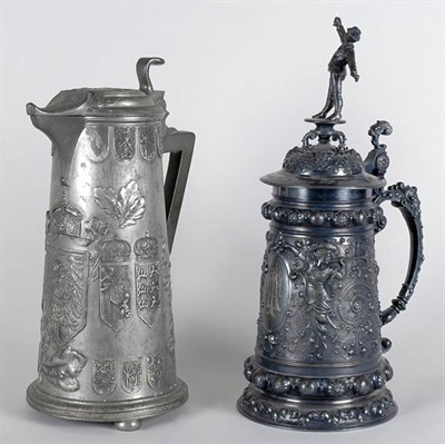 Lot 2226 - Silver Plated Presentation Tankard In...