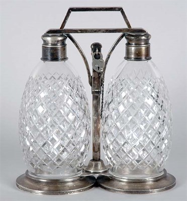 Lot 2243 - Tiffany & Co. Sterling Silver and Cut Glass...