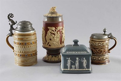 Lot 2337 - Miscellaneous Group of Four Continental Pewter...