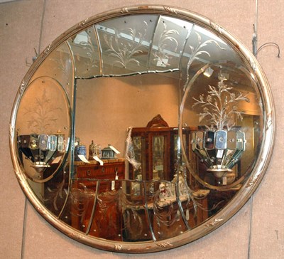 Lot 2676 - Louis XVI Style Silvered Wood Mirror Of oval...