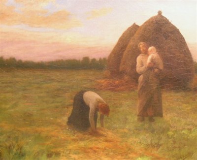 Lot 2036 - Henry Lerolle French, 1848-1929 IN THE FIELDS...