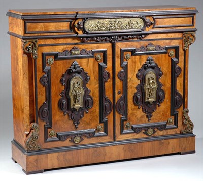Lot 2394 - Napoleon III Gilt-Bronze Mounted Carved Walnut...
