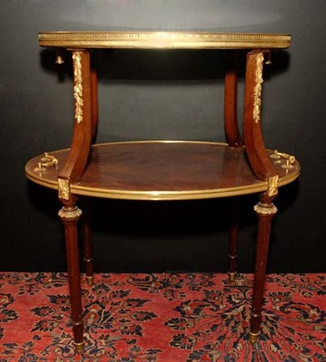Lot 2147 - Louis XVI Style Gilt-Metal Mounted Mahogany...