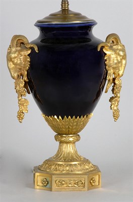Lot 2165 - Louis XVI Style Gilt-Metal Mounted Cobalt...