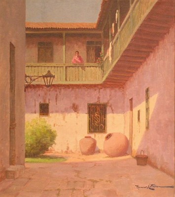 Lot 2056 - Ramos Catalan Chilean, b.1890 WOMAN ON A...