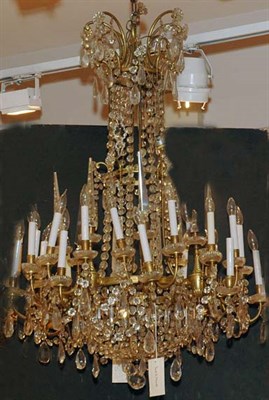 Lot 2618 - Louis XVI Style Gilt-Metal and Cut Glass...