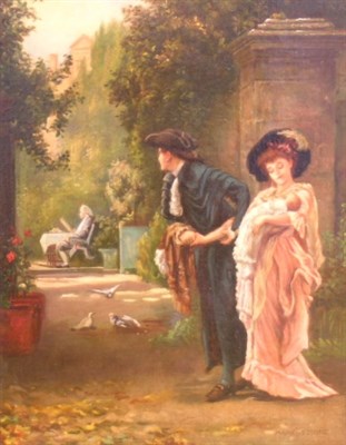Lot 2017 - Marcus Stone British, 1840-1921 MARRIED FOR...