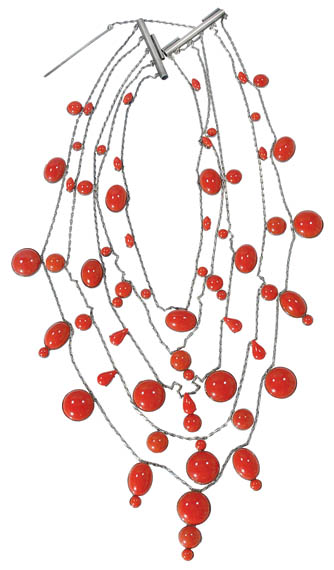 Giorgio Armani Bib Necklace Italian, circa...