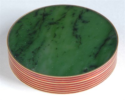 Lot 2235 - Tiffany & Co. 18 Kt. Gold, Enamel and Nephrite...