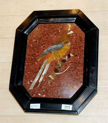 Lot 2109 - Marble Framed Pietra Dura Plaque Of...