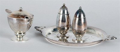 Lot 2270 - Georg Jensen Sterling Silver Condiment Set In...