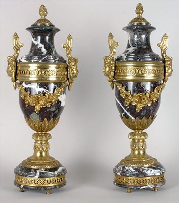 Lot 2118 - Pair of Louis XVI Style Gilt-Metal Mounted...