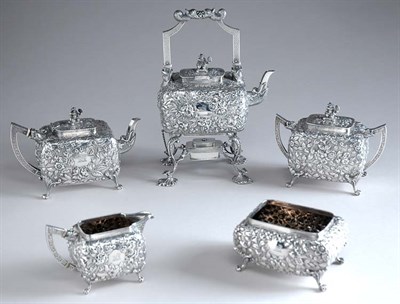 Lot 2258 - S. Kirk & Son Sterling Silver Tea Service...