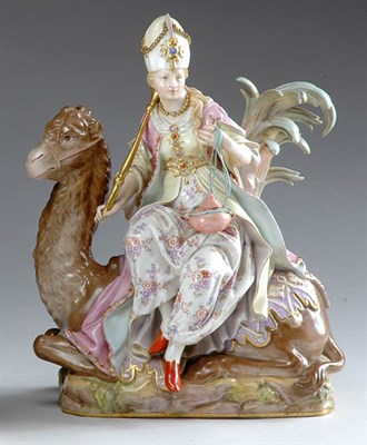 Lot 2102 - Meissen Porcelain Allegorical Figural Group...