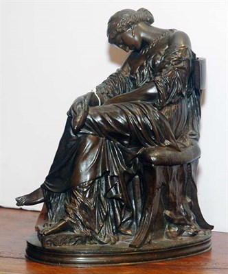 Lot 2192 - Patinated-Bronze Figure After a model by J....