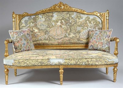 Lot 2611 - Transitional Louis XV/XVI Style Gilt-Wood...