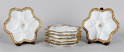 Lot 2096 - Twelve Haviland & Co. Limoges Gilt Decorated...