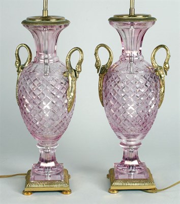 Lot 2444 - Pair of Louis XVI Style Gilt-Metal Mounted Two-...