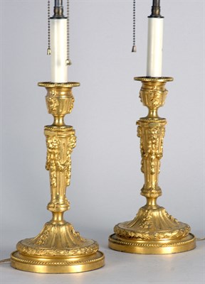 Lot 2090 - Pair of Louis XVI Style Gilt-Bronze...