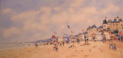 Lot 2050 - Jean Pierre Dubord French, b.1949 LA PLAGE EN...
