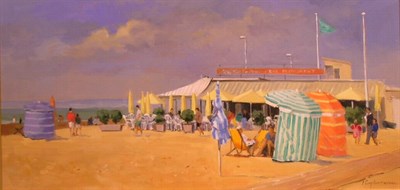 Lot 2049 - Annie Puybareau French, b.1955 LA PLAGE Signed...