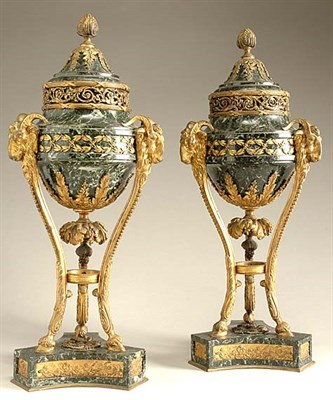 Lot 2187 - Pair of Louis XVI Style Gilt-Metal Mounted...