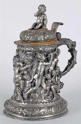 Lot 2233 - Continental Rococo Style Silver Plated Figural...