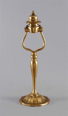 Lot 2682 - Louis C. Tiffany Furnaces Gilt-Bronze Harp...