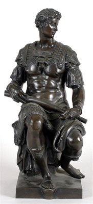 Lot 2092 - Patinated-Bronze Figure After a model by...
