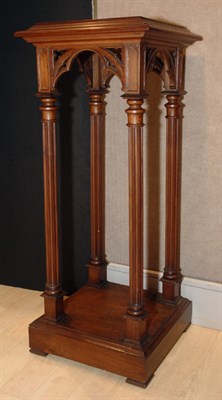 Lot 2175 - Gothic Revival Mahogany Pedestal Of...