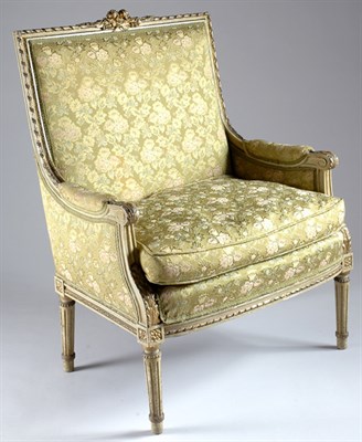 Lot 2606 - Louis XVI Style Gilt-Wood Bergere a la Reine...