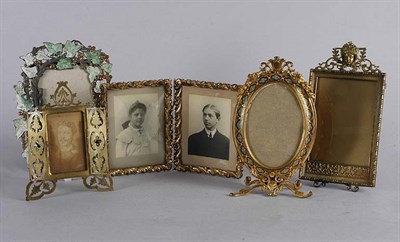 Lot 2417 - Miscellaneous Group of Seven Gilt-Metal Frames...