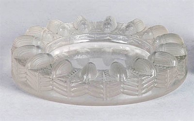 Lot 2659 - Lalique Molded Glass Tobago Ashtray Marcilhac...