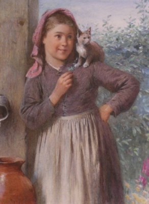 Lot 2012 - Harry Benjamin Roberts British, 1831-1915 GIRL...