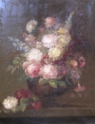 Lot 2033 - Manner of Henri Fantin-Latour GRAND BOUQUET...