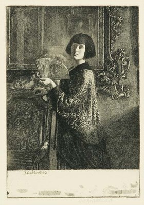 Lot 4157 - Gerald Brockhurst L'EVENTAIL; UNE DACQUOISE...