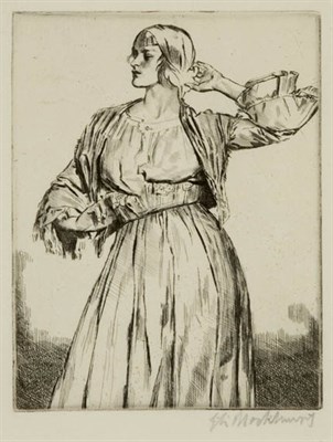 Lot 266 - Gerald Brockhurst STUDY FOR A DECORATION;...