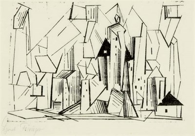 Lot 4208 - Lyonel Feininger DIE ARCHITEKTUR (P. W232)...
